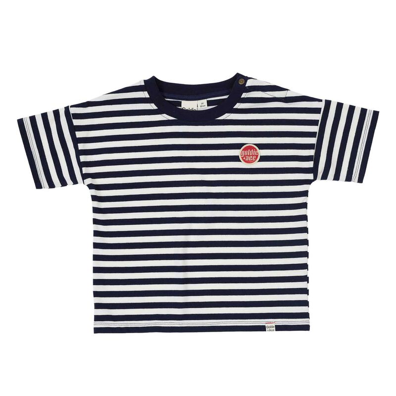 Goldie + Ace Essential Stripe Logo T-Shirt 6M-2Y image number 0